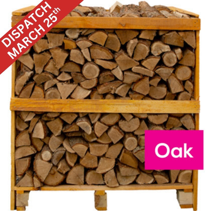 Crate of Oak Kiln Dried Logs | Boyle's Solid Fuels