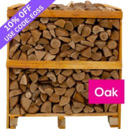 Crate of Oak Kiln Dried Logs | Boyle's Solid Fuels