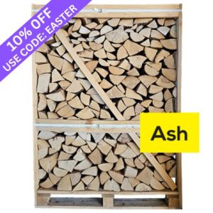 1.93m3 Large Crate Ash Kiln Dried Logs