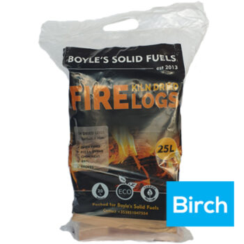 25L Birch Kiln Dried Logs | Boyle's Solid Fuels