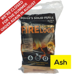 25L Ash Kiln Dried Logs | Boyle's Solid Fuels