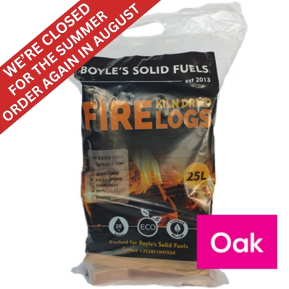 Oak Kiln Dried Logs | Boyle's Solid Fuels
