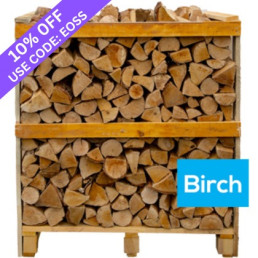 Crate of Birch Kiln Dried Logs | Boyle's Solid Fuels