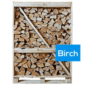 1.6m3 Large Crate Birch Kiln Dried Logs