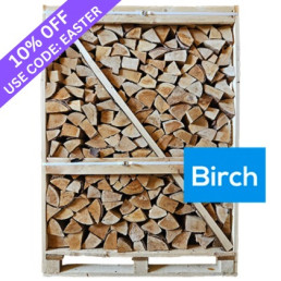1.93m3 Large Crate Birch Kiln Dried Logs