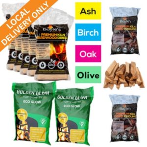 Boyle's €99 Deal #3 – 5 x Kiln Dried Logs and 2 x Eco Glow Coal and 2 x Kindling