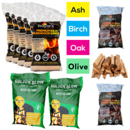 Boyle's €99 Deal #3 – 5 x Kiln Dried Logs and 2 x Eco Glow Coal and 2 x Kindling