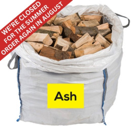 Jumbo Bag of Kiln Dried Ash Firewood