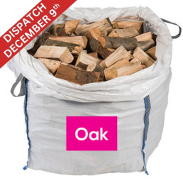 Jumbo Bag of Kiln Dried Oak Firewood