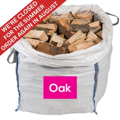 Jumbo Bag of Kiln Dried Oak Firewood