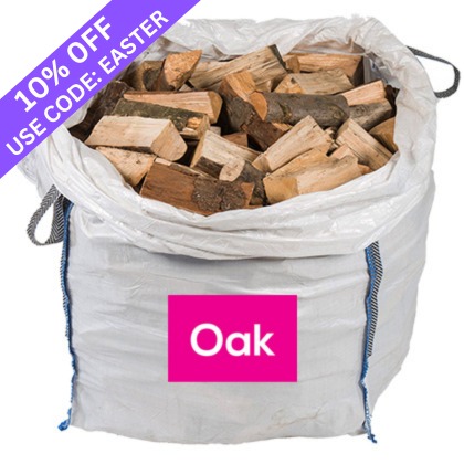 Jumbo Bag of Kiln Dried Oak Firewood