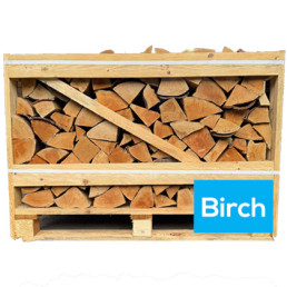 0.8m3 Crate Birch Kiln Dried Logs