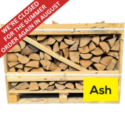1.0m3 Crate Ash Kiln Dried Logs