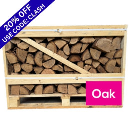 1.0m3 Crate Oak Kiln Dried Logs