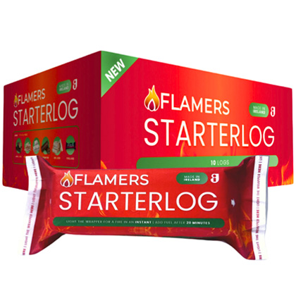 Box of 10 x Flamers Starterlogs just €11.99