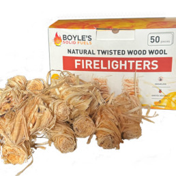 Wood Wool Fireligthers (50) Boyle's Solid Fuels